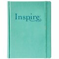 Tyndale House Publishers NLT Inspire Bible - Deluxe Teal Hardcover 75974